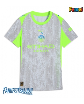 Manchester City Tricou Fotbal Replică 2025-26 Femei Treilea